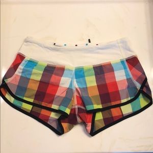 Lululemon size 4 SeaWheeze 2012 speed shorts VGUC